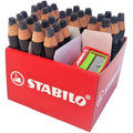 STABILO MARKdry Whiteboard & Flipchart Marker Pencil - Black - 30 Pack