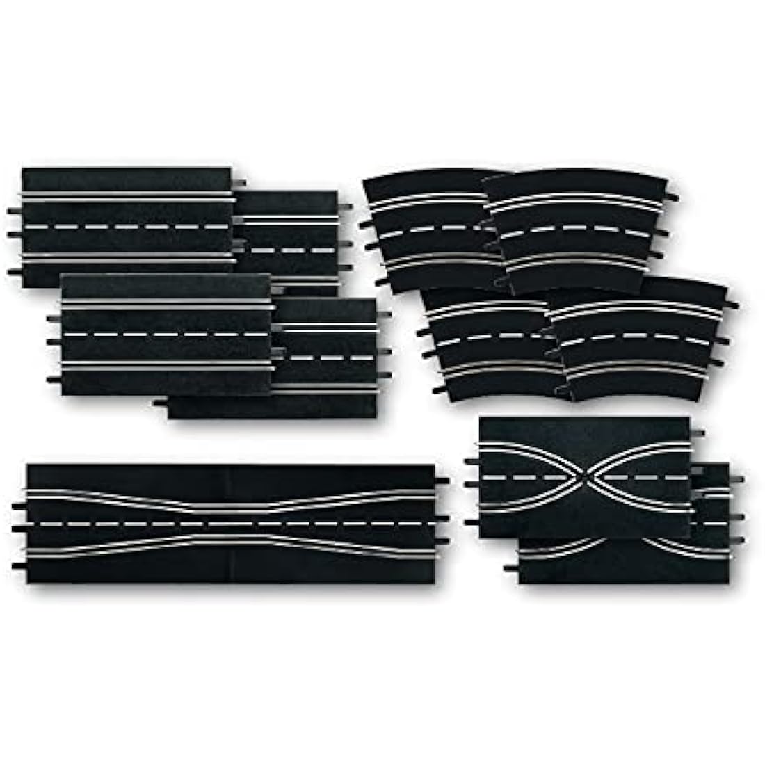 Carrera Evolution Track Extension Set - 12 Piece Slot Car Expansion
