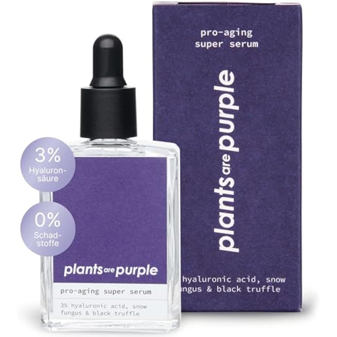 Plants Are Purple Pro-Aging Serum – Hyaluronic Acid & Vitamin C Face Serum