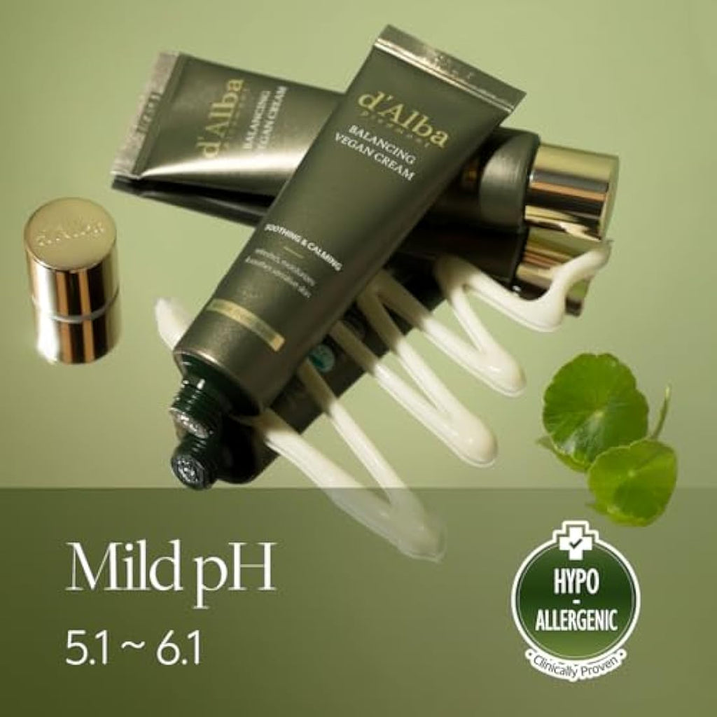 d'Alba Italian White Truffle Vegan Mild Skin Balancing Cream - 50ml