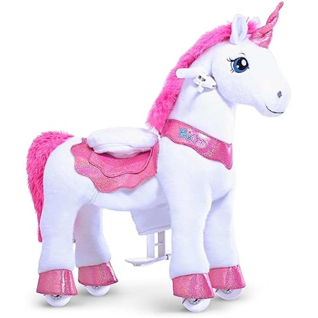 PonyCycle Essential Riding Unicorn Toy with Brake - Pink Size 3