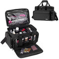 BAFASO Large Makeup Bag | Travel Cosmetic Organizer with 2 Pouches