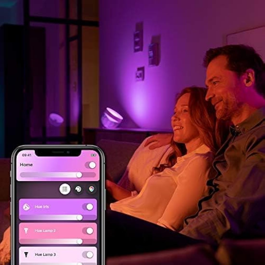 Philips Hue Iris Smart Table Lamp – White & Color Ambiance LED