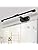 MantoLite LED Dimmable Picture Light | Brushed Black 12W Wall Sconce