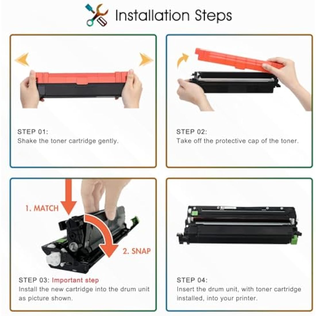 TN248XL Black Toner Cartridges for Brother MFC-L3760CDW | 2 Pack