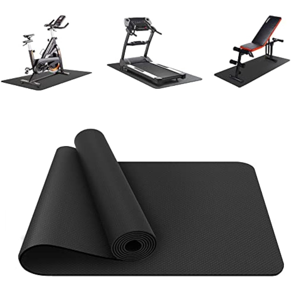 Vanexiss Heavy-Duty Treadmill Mat | Non-Slip Floor Protector, 180x75cm
