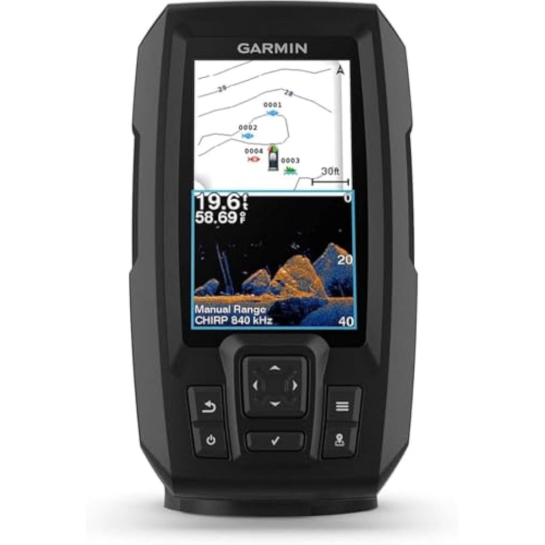 Garmin Striker Vivid 4cv Fishfinder | 4-inch Color Sonar with Transducer