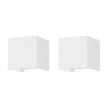 Klighten 12W LED Outdoor Wall Lamps | Adjustable Beam IP65 Waterproof - 2PK