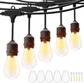ZOTOYI 150FT S14 Outdoor String Lights | 50 Shatterproof LED Bulbs IP65