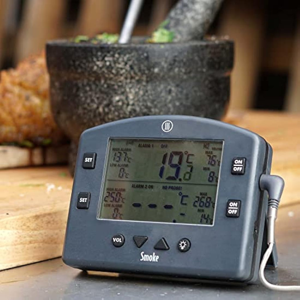 Wireless BBQ Thermometer – Dual Probe Digital Meat Monitor