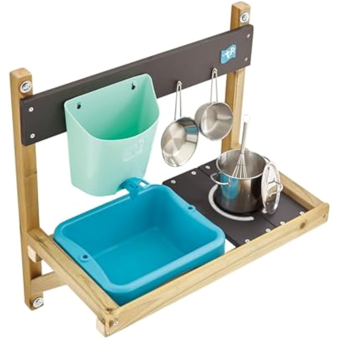 TP Toys Wooden Mud Kitchen - Outdoor Sensory Play Set for Kids