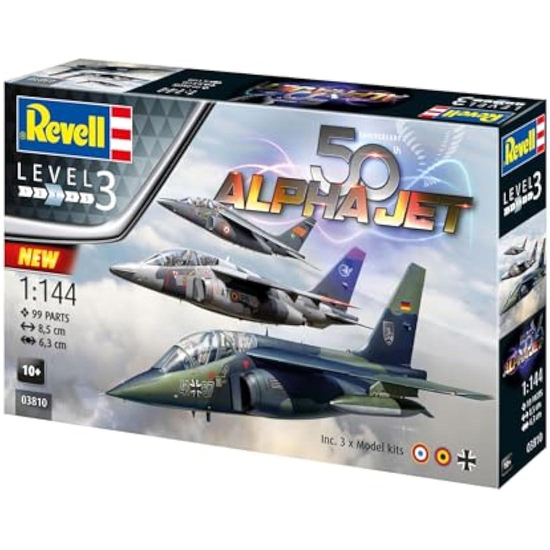 Revell Alpha Jet 50th Anniversary 1:144 Scale Plastic Model Kit