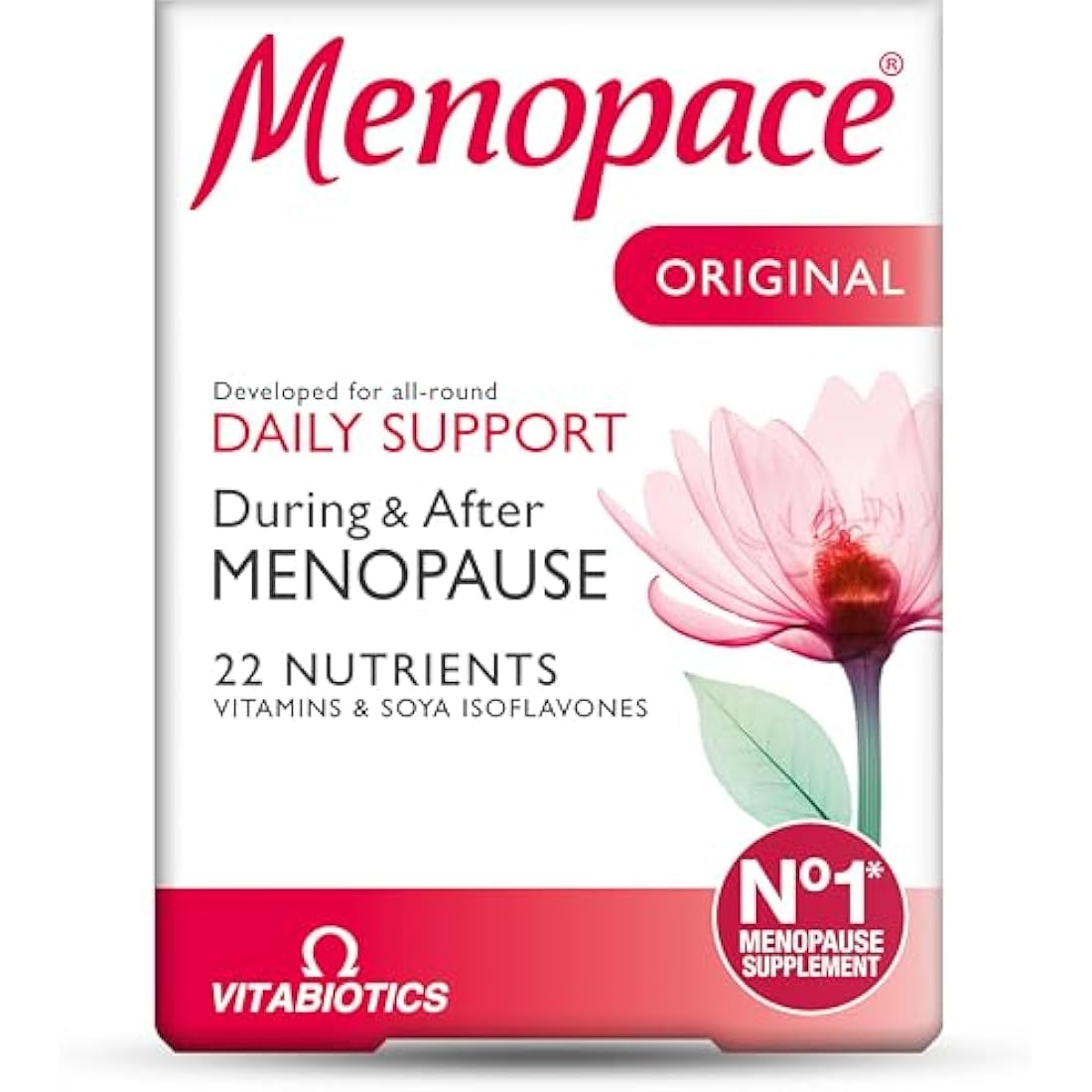 Vitabiotics Menopace Original - Menopause Support Supplement - 30 Tablets