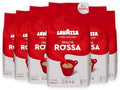 Lavazza Qualita Rossa Whole Bean Coffee - Intense Italian Roast, 1kg (6 Pack)