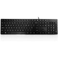 Accuratus 301 Slim Multimedia USB Keyboard – UK Layout, Black