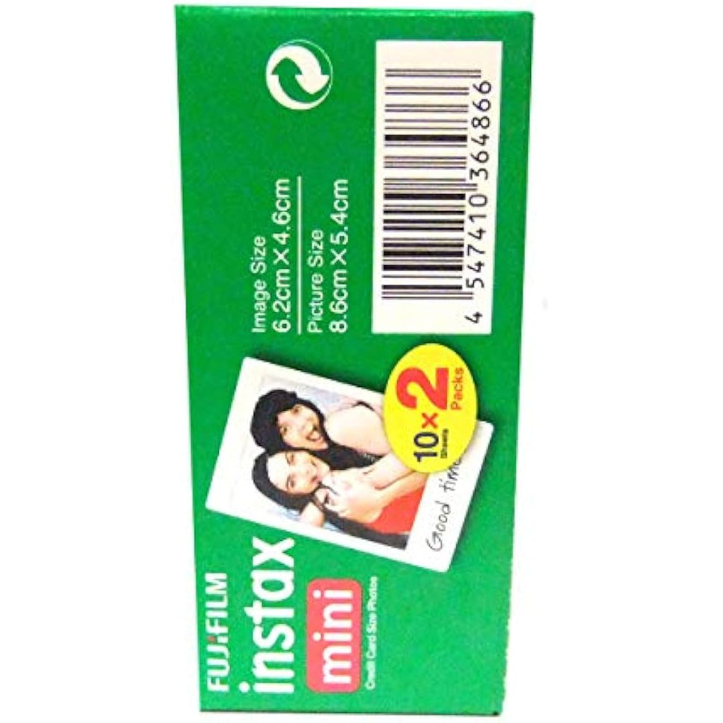 Fujifilm Instax Mini Instant Film Bundle Pack - 60 Shots | White Frame