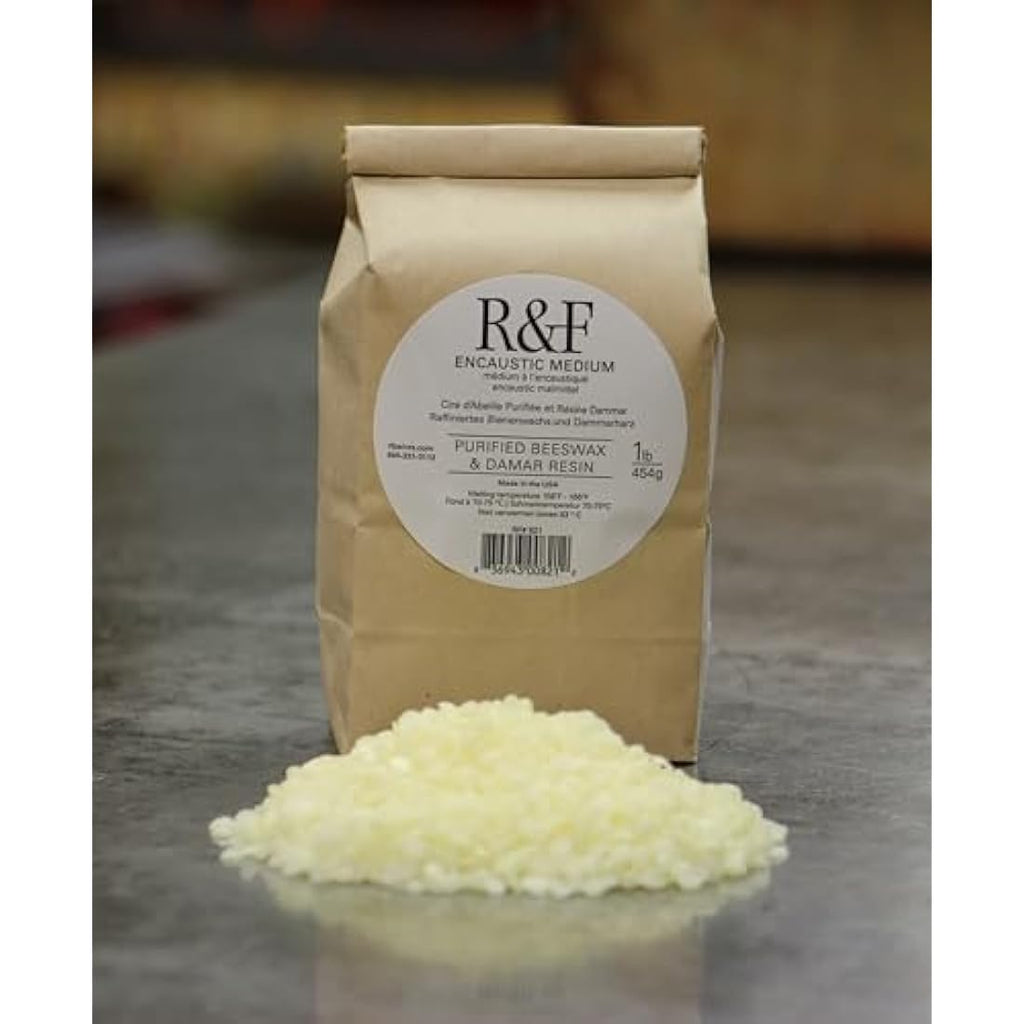 R & F Encaustic Bagged Medium - 1lb Artist Wax Painting Medium