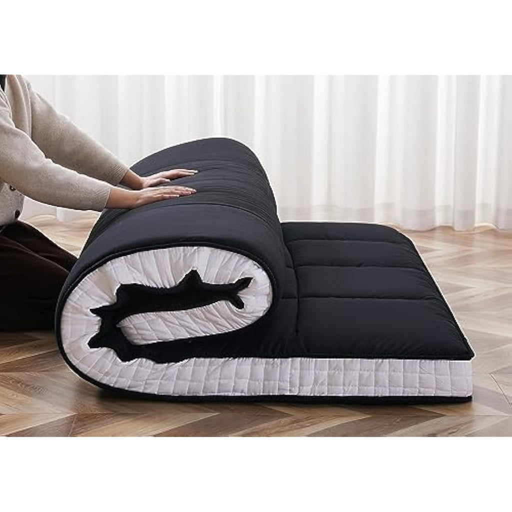 ZIKEBTUY Floor Mattress – 10cm Memory Foam Foldable Japanese Futon Bed