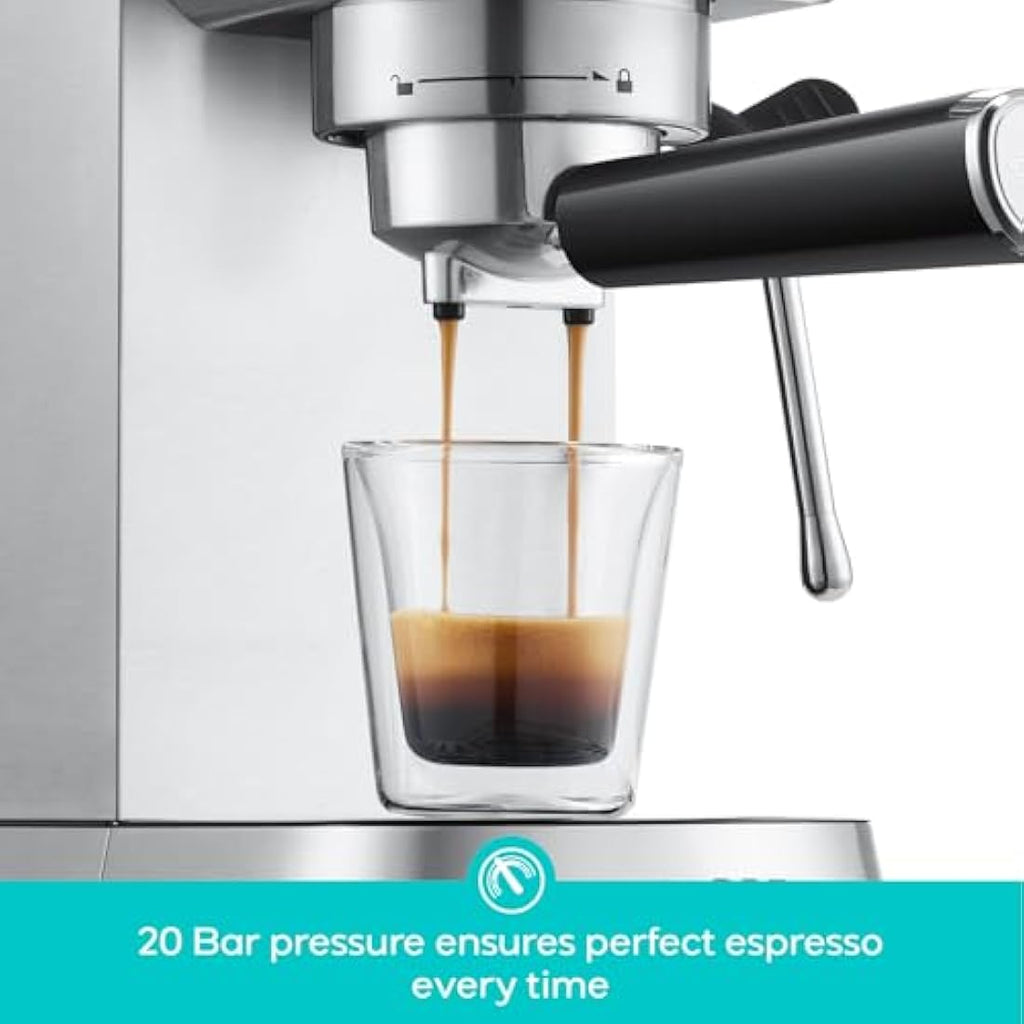CASABREWS CM5418 Espresso Machine | 20 Bar Barista Maker with Frother