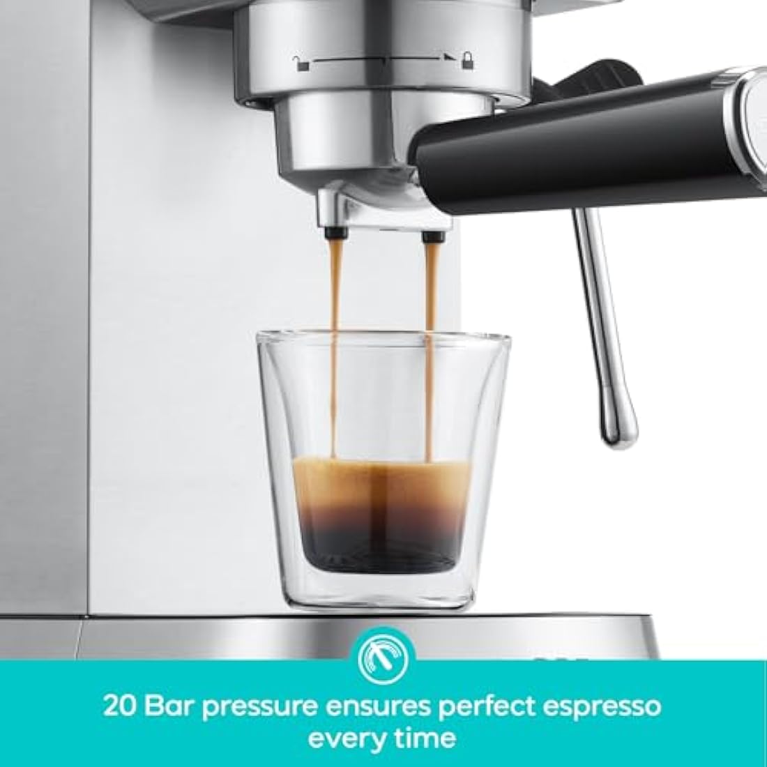 CASABREWS CM5418 Espresso Machine | 20 Bar Barista Maker with Frother