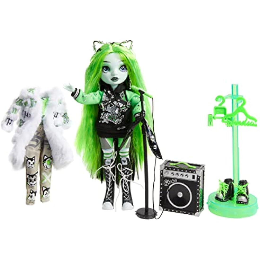 Shadow High Neon Shadow Harley Limestone Green Fashion Doll Playset