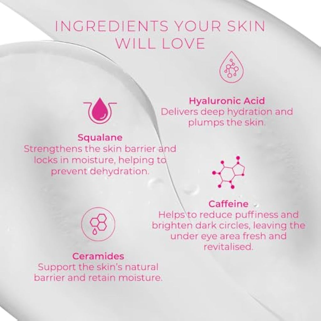 Ella & Jo Wide Awake Eye Gel | Anti-Aging Peptide & Caffeine Serum - 20ml