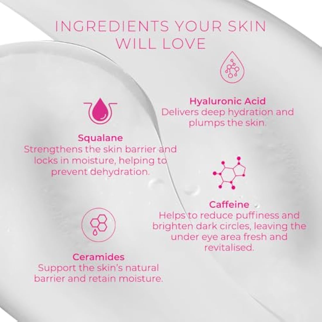 Ella & Jo Wide Awake Eye Gel | Anti-Aging Peptide & Caffeine Serum - 20ml