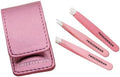 Tweezerman Micro Mini Tweezer Set – Stainless Steel Eyebrow Tools
