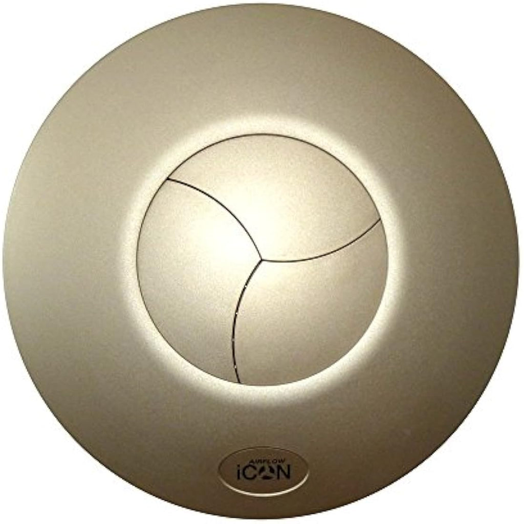 Airflow iCON 15 Fan Cover – Sandstone Gold Designer Extractor Accessory