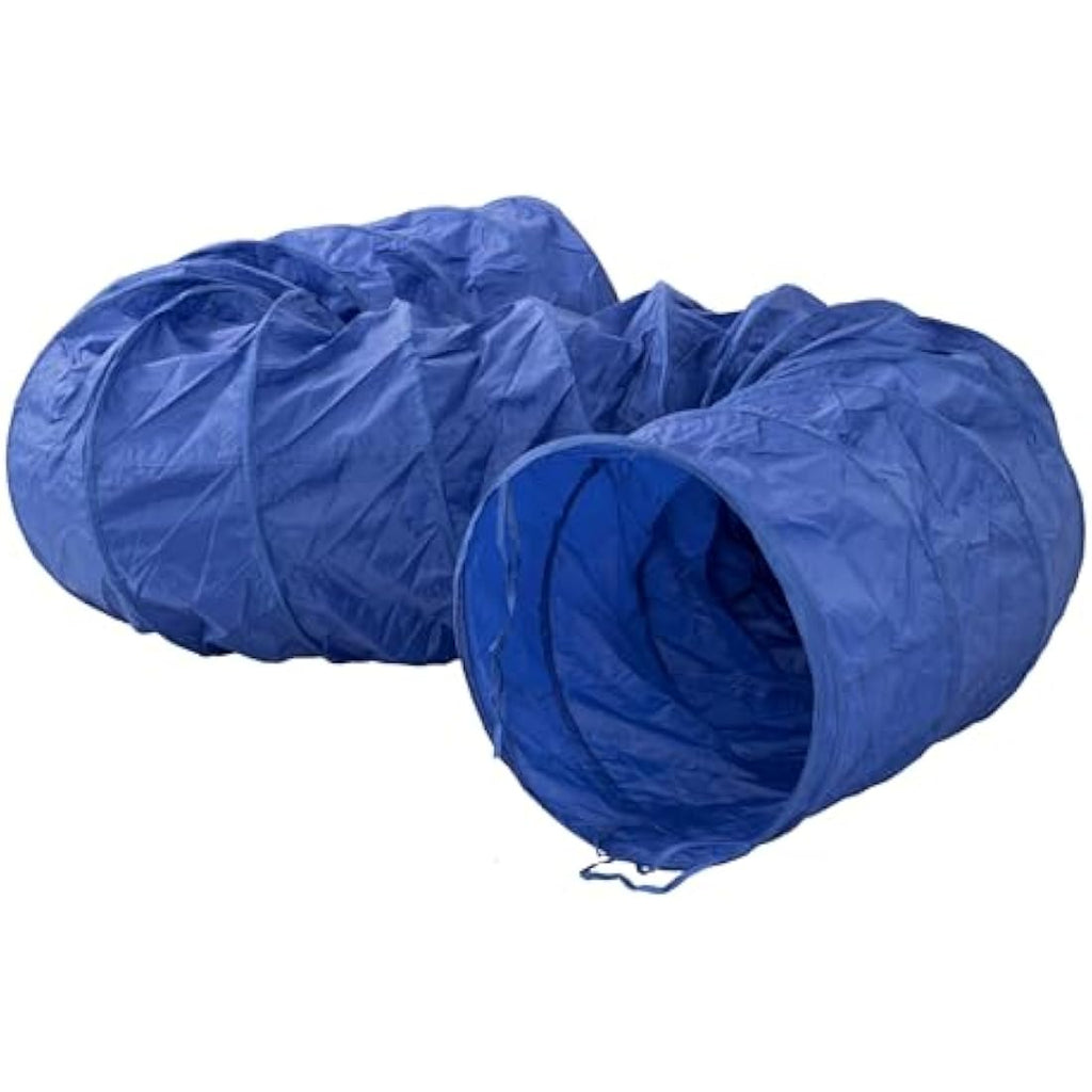 Trixie Dog Agility Training Tunnel - 5m Large Outdoor Obstacle, Blue