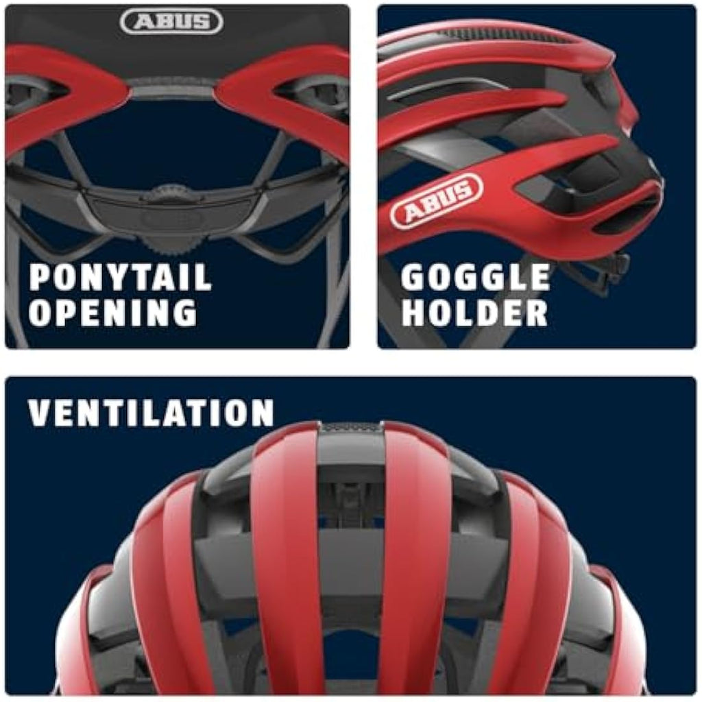 ABUS AirBreaker Road Bike Helmet – Lightweight Aerodynamic Cycling Gear
