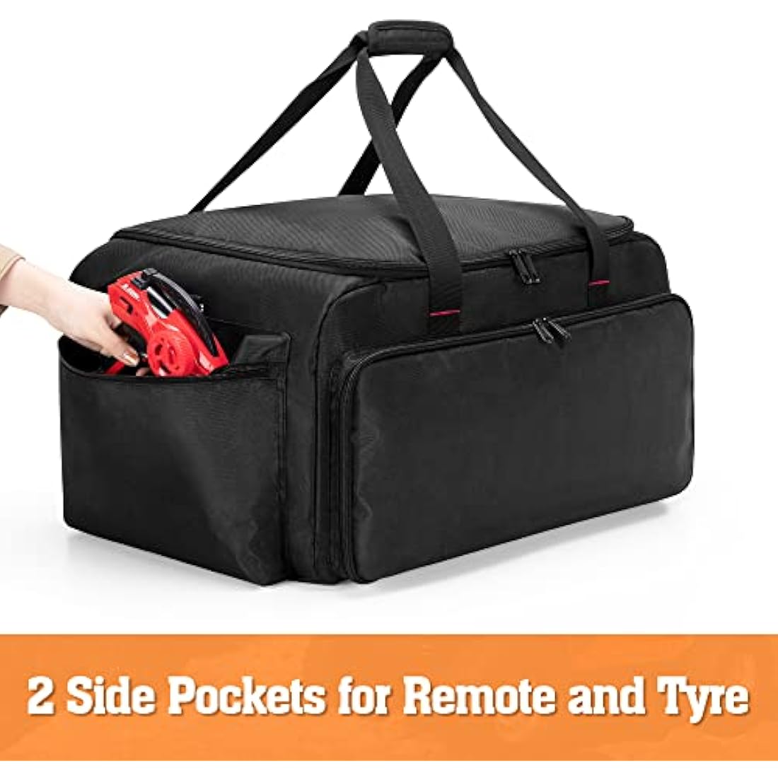 DSLEAF RC Car Storage Bag | 1/8 & 1/10 Scale Protective Carry Case