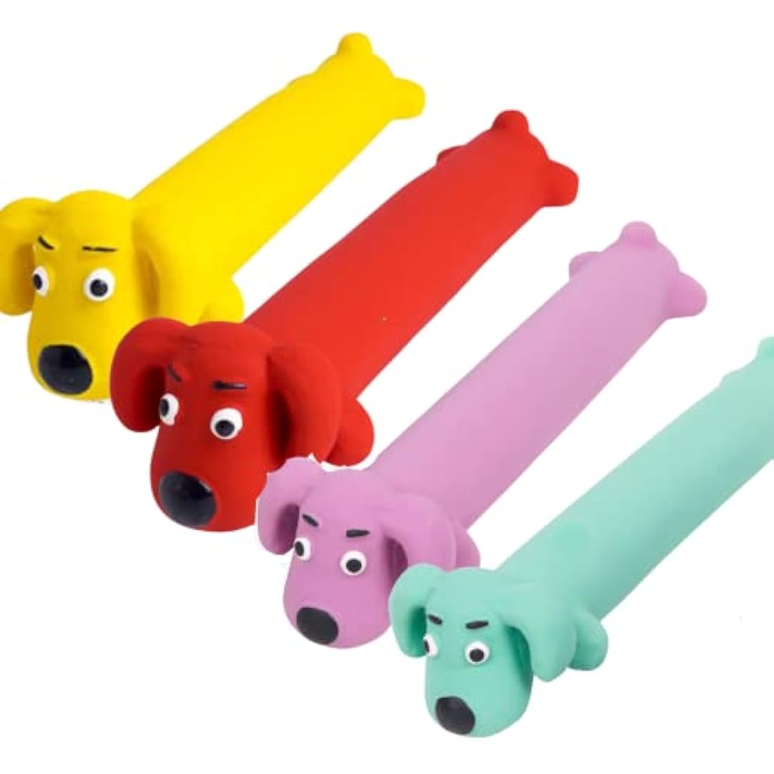 Petface Latex Loofas Squeaky Dog Toy – Soft Chew Training Toy