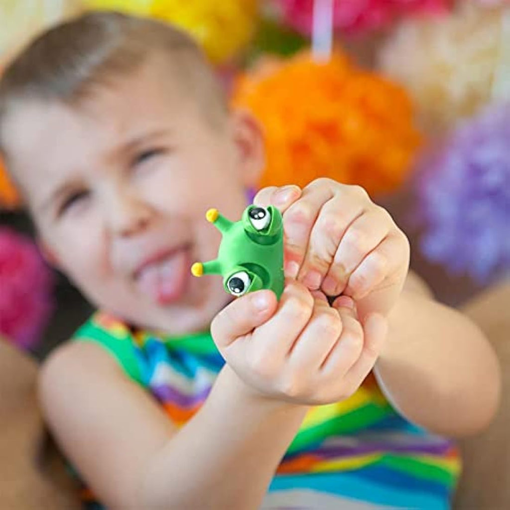 Jolof Store Grass Worm Squeeze Toy – Eye Popping Fidget Stress Relief