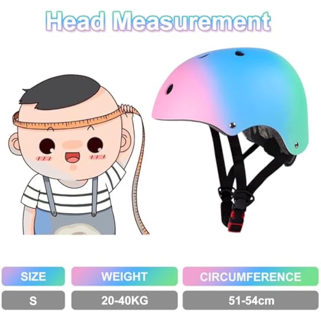 Jolof Store Kids Multi-Sport Helmet Set | Adjustable Safety Gear for Ages 2-5