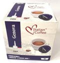 Italian Coffee Genova Decaf Pods for A Modo Mio Machines | 128 Capsules
