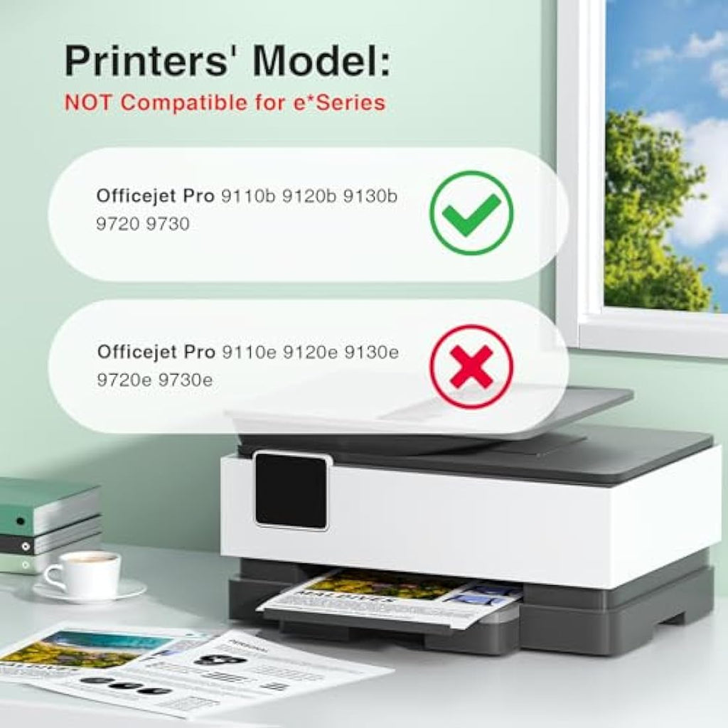 Colorfly 937XL Ink Cartridges for HP Officejet Pro 9110b 9120b 9130b | 4 Pack