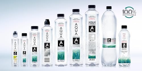 AQUA Carpatica Sparkling Mineral Water – 1.5L x 6 Pack | Nitrate-Free