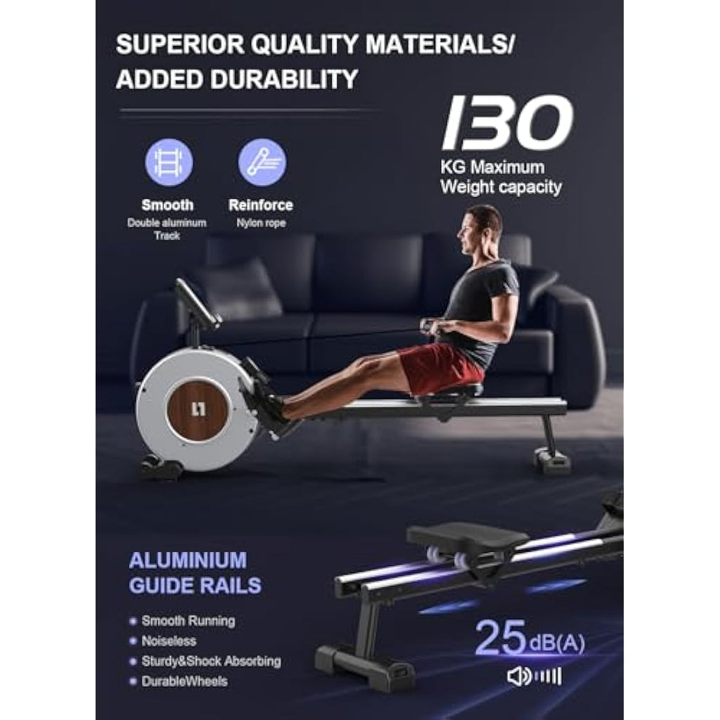 Neezee Magnetic Rowing Machine | 16 Resistance Levels & LCD Monitor