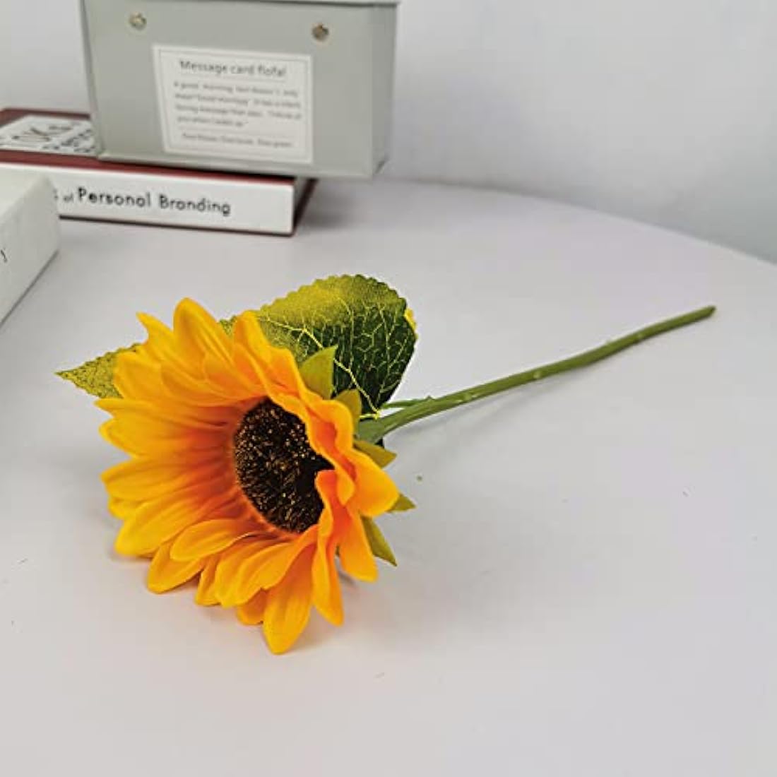 Artificial Silk Sunflower Bouquet - 6 Bunches for Home Decor