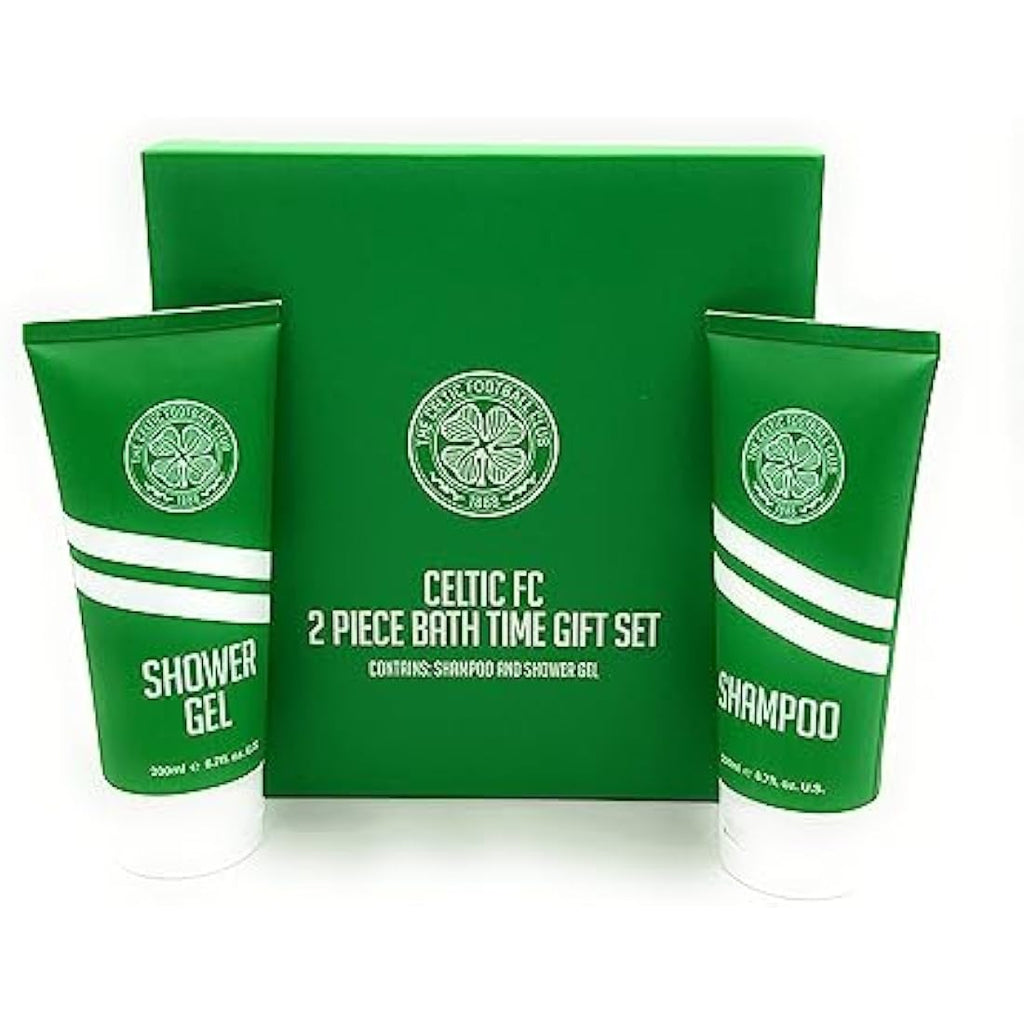 Celtic FC Men's Grooming Gift Set – 200ml Shower Gel & Shampoo Duo