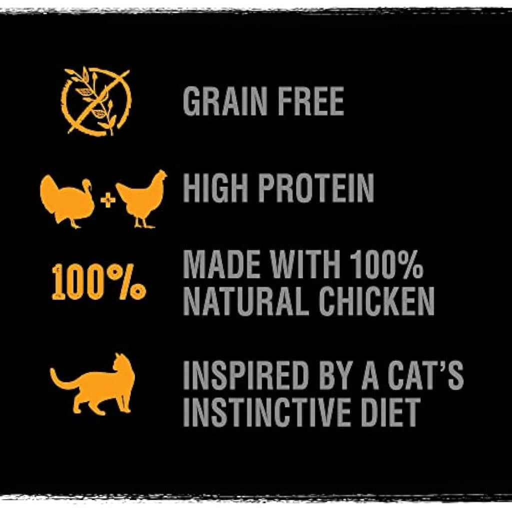 Crave High Protein Dry Cat Food – Grain-Free Turkey & Chicken, 7kg