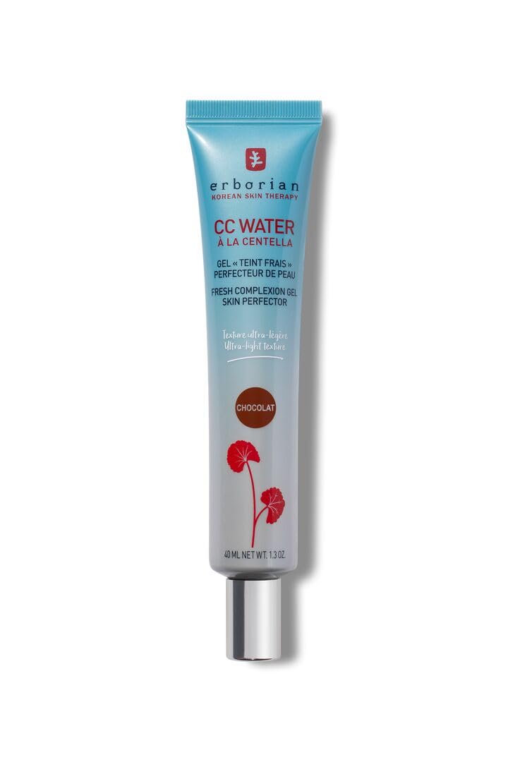 Erborian CC Water – Centella Asiatica & Hyaluronic Acid Face Gel, Chocolate