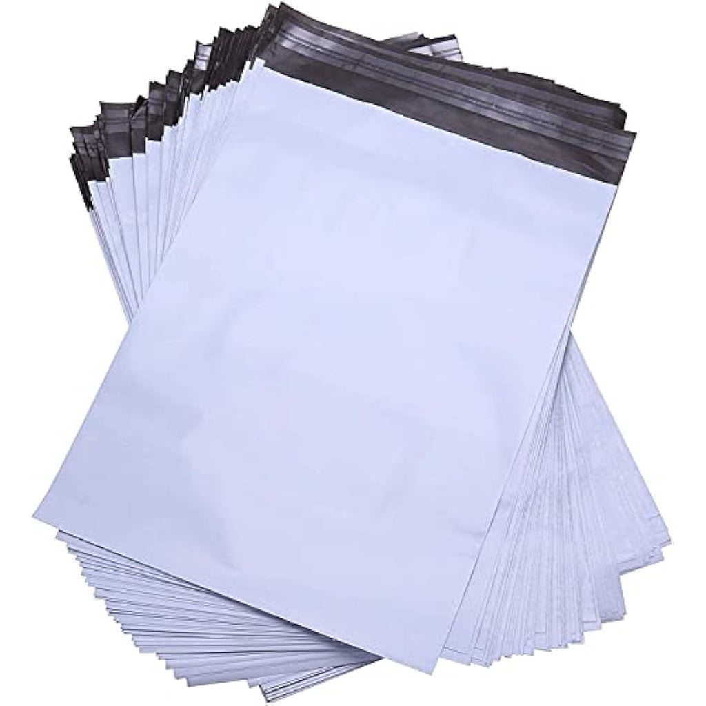 Opaque Poly Mailing Bags - 100 Pack Waterproof Mailers