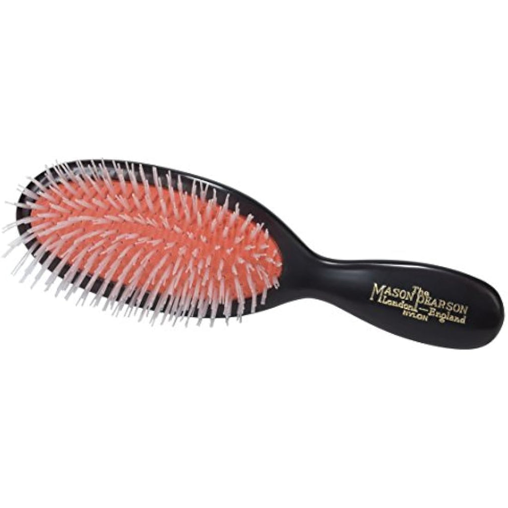Mason Pearson N4 Nylon Pocket Hair Brush – Dark Ruby Luxury Detangler