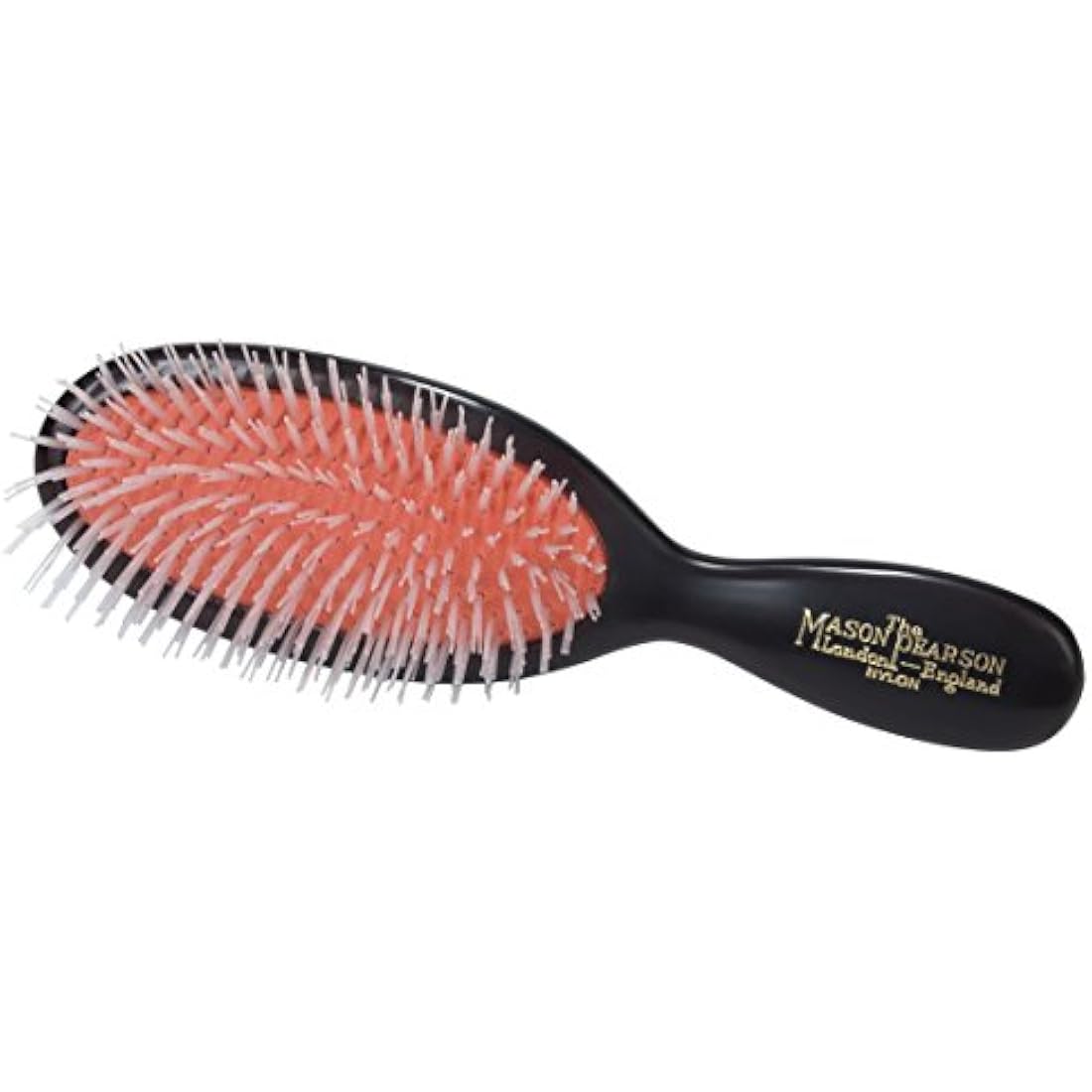 Mason Pearson N4 Nylon Pocket Hair Brush – Dark Ruby Luxury Detangler