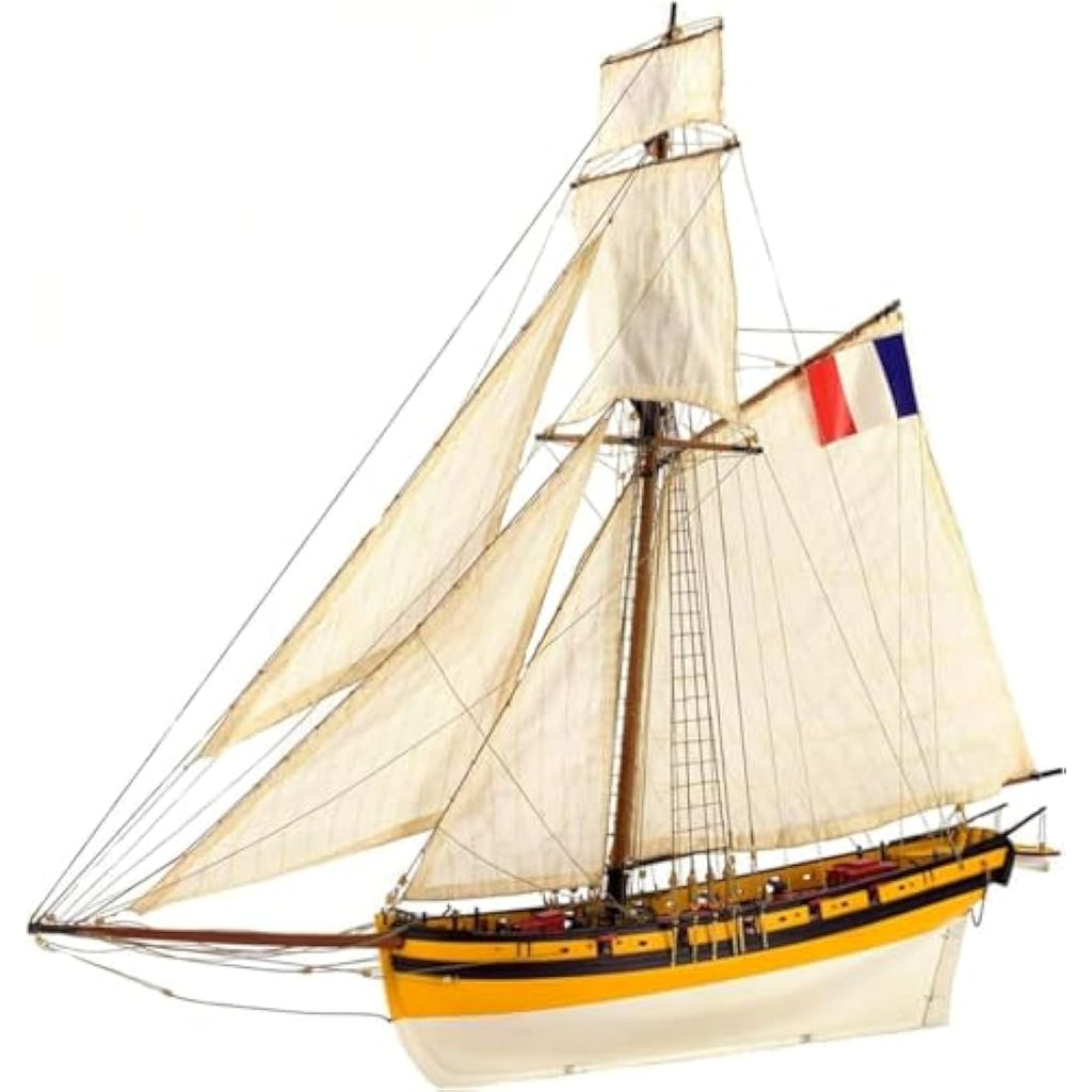Artesanía Latina Le Renard Wooden Ship Model Kit - 1:50 Scale