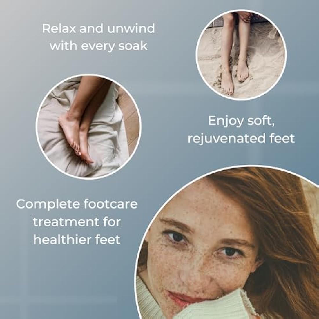 BIOpH+ Footcare Antifungal Foot Soak - Treatment for Athlete's Foot, 500g