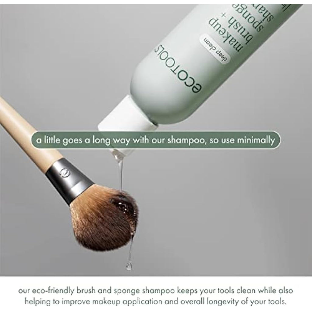 EcoTools Makeup Brush and Sponge Shampoo | Fragrance-Free Cleanser - 6oz