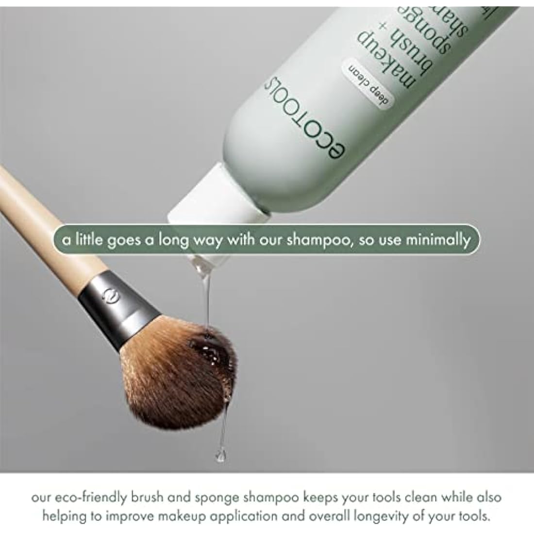 EcoTools Makeup Brush and Sponge Shampoo | Fragrance-Free Cleanser - 6oz